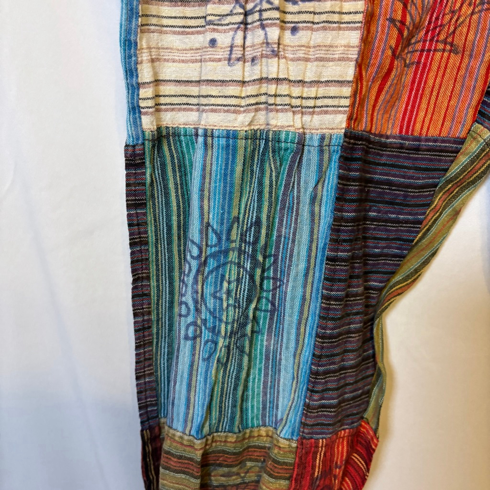 Patchwork Harem Pants Cotton Nepal Boho Hippie Fe… - image 5